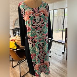 Dress, Tracy Negoshian, size L.  Polyester/elastane.   Knee length. Gorgeous